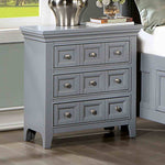 Castlile - Nightstand w/ USB, Gray