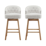 360 Degree Rotation Swivel Counter Stools (Set of 2) - R&R Furniture Gallery (Fountain Valley, CA)