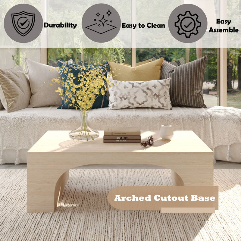 Inca - Coffee Table - Beige - R&R Furniture Gallery (Fountain Valley, CA)