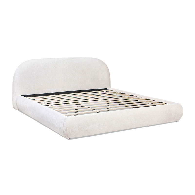 Archie Puffy Grounded - Upholstered Platform Bed - R&R Furniture Gallery (Fountain Valley, CA)