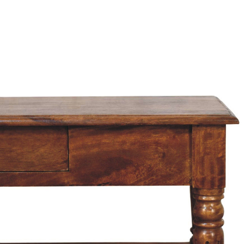 Turned Legs Drawer Table - R&R Furniture Gallery (Fountain Valley, CA)