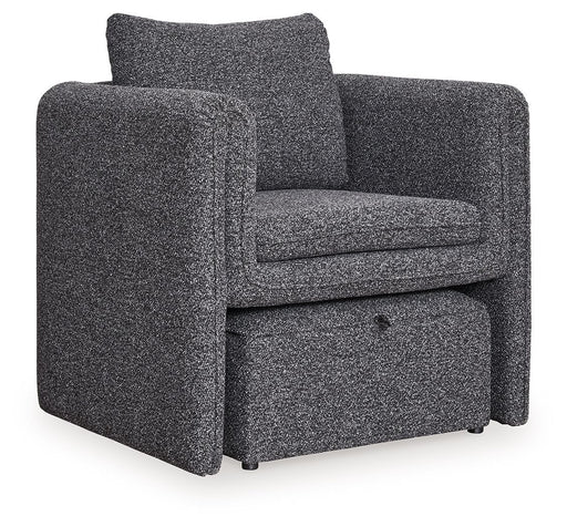 Vreni - Accent Chair - Charcoal / Black - R&R Furniture Gallery (Fountain Valley, CA)