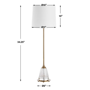 Alistair - Brass Buffet Lamp - Bronze