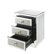 Noralie - 18" X 14" Accent Table - Mirrored & Faux Diamonds - R&R Furniture Gallery (Fountain Valley, CA)