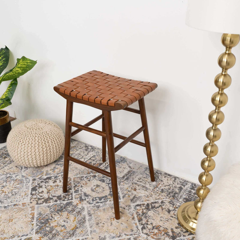 Maya - Stool - Rustic / Tan - R&R Furniture Gallery (Fountain Valley, CA)