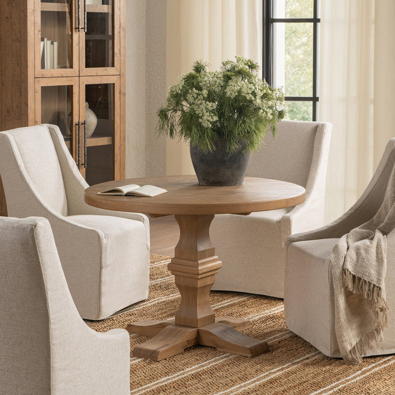 Toscana - 42" Round Dining Table - Hampton Sand