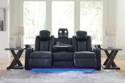 Fyne-dyme - Power Reclining Sofa With Adj Headrest - R&R Furniture Gallery (Fountain Valley, CA)