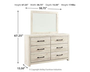 Signature Design by Ashley Cambeck youth bedroom set featuring 8-piece bedroom furniture with bed, dresser, and matching accessories.