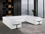 1126 - 8-Piece U-Shaped Sectional Sofa In With 4 Power Recliners & Power Headrests - R&R Furniture Gallery (Fountain Valley, CA)