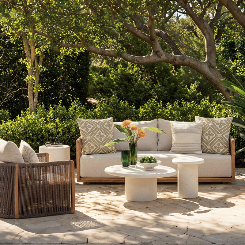 Zosia - Outdoor Sofa - Sand And Natural