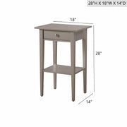 Dalton - Nightstand - Silver Champagne - R&R Furniture Gallery (Fountain Valley, CA)