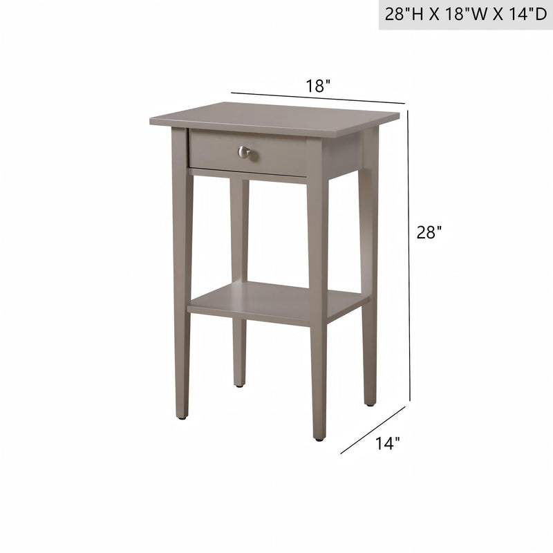 Dalton - Nightstand - Silver Champagne - R&R Furniture Gallery (Fountain Valley, CA)