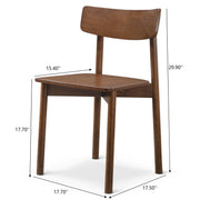 Dining Chair (Set of 2) - Brown - R&R Furniture Gallery (Fountain Valley, CA)