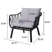 Huron - Outdoor Club Chair (Set of 2) - R&R Furniture Gallery (Fountain Valley, CA)