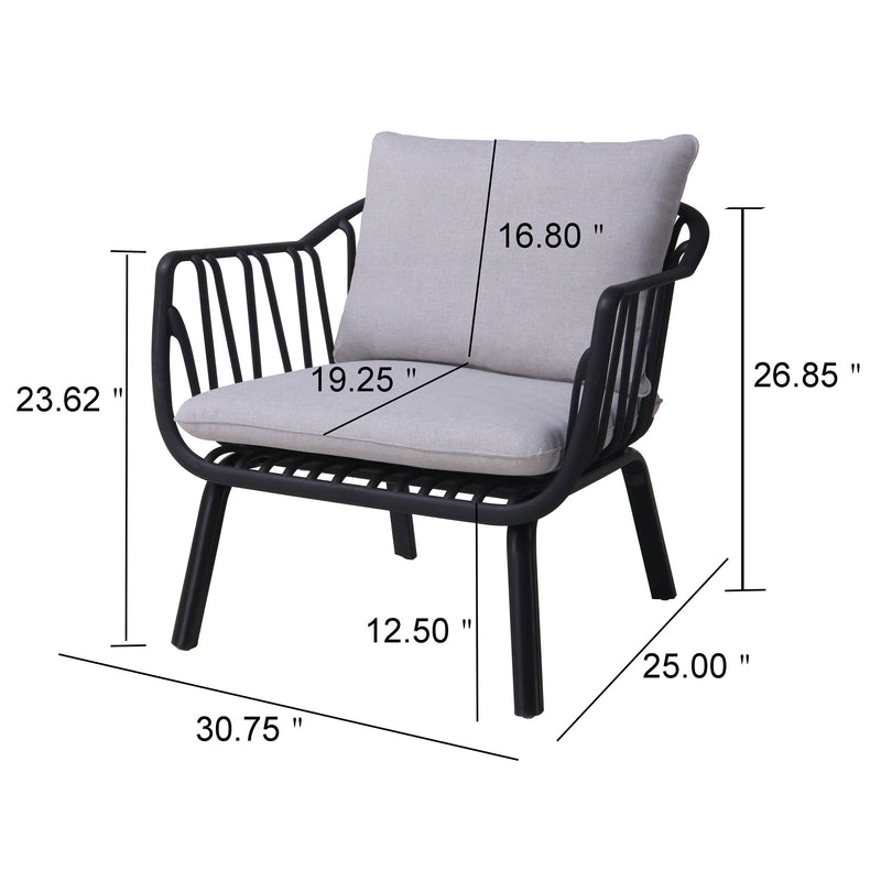 Huron - Outdoor Club Chair (Set of 2) - R&R Furniture Gallery (Fountain Valley, CA)