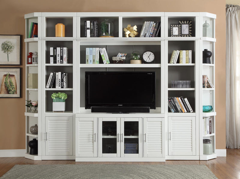 Catalina - TV Console - Cottage White - R&R Furniture Gallery (Fountain Valley, CA)