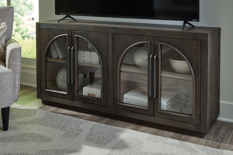 Dreley - Accent Cabinet - Grayish Brown - R&R Furniture Gallery (Fountain Valley, CA)