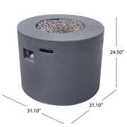 Round Iron Fire Pit With 40, 000 Btu - R&R Furniture Gallery (Fountain Valley, CA)