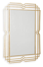 Claybrook - Accent Mirror - Gold Finish - R&R Furniture Gallery (Fountain Valley, CA)