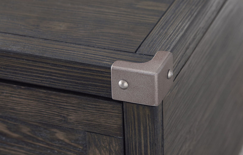 Todoe - Lift Top Cocktail Table - Dark Gray - R&R Furniture Gallery (Fountain Valley, CA)