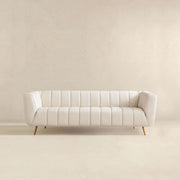 Lamattina - Genuine Italian Channel Tufted Sofa - R&R Furniture Gallery (Fountain Valley, CA)