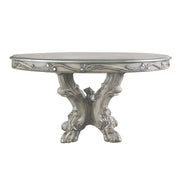 Dresden - Round Pedestal Dining Table - Vintage Bone White - R&R Furniture Gallery (Fountain Valley, CA)