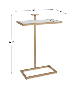 Jewel - Pull Up Accent Table - Rectangle