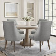 Winfield - Upholstered Dining Chair (Set of 2) - Light Gray - R&R Furniture Gallery (Fountain Valley, CA)