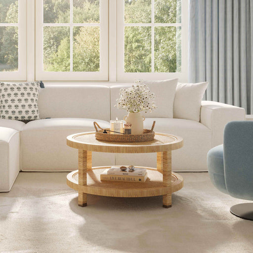 Amara - Coffee Table - Natural - R&R Furniture Gallery (Fountain Valley, CA)