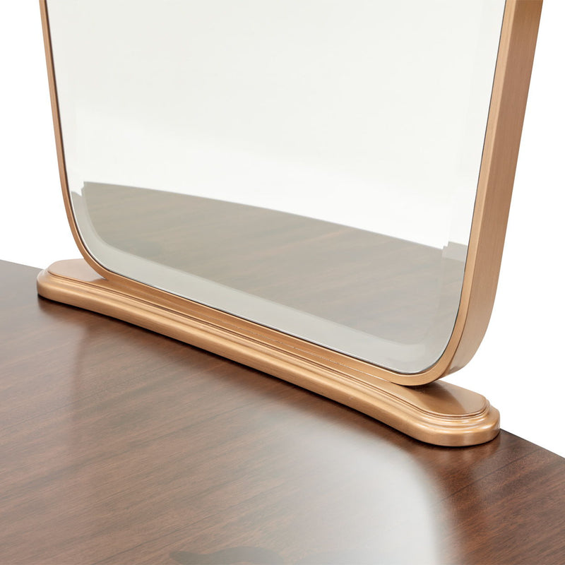 Camellia Field - Vanity Mirror - Gold - R&R Furniture Gallery (Fountain Valley, CA)