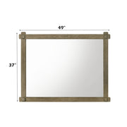 Colton - Mirror - Antique White Oak - R&R Furniture Gallery (Fountain Valley, CA)