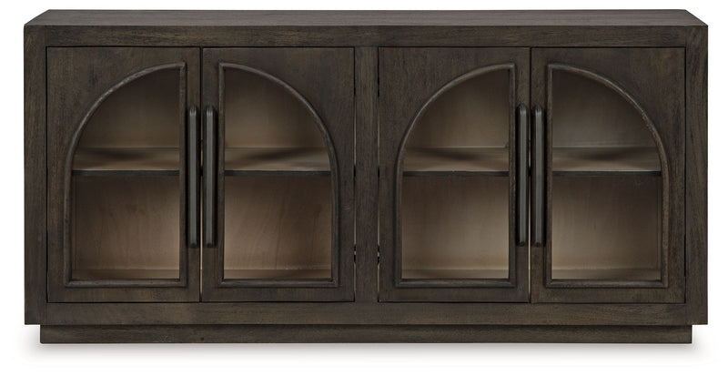 Dreley - Accent Cabinet - Grayish Brown - R&R Furniture Gallery (Fountain Valley, CA)