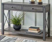 Freedan - Console Sofa Table - Grayish Brown - R&R Furniture Gallery (Fountain Valley, CA)