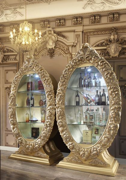 Seville - Curio - Gold - R&R Furniture Gallery (Fountain Valley, CA)