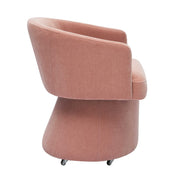 Kristen - Upcycled Chenille Rolling Desk Chair - R&R Furniture Gallery (Fountain Valley, CA)