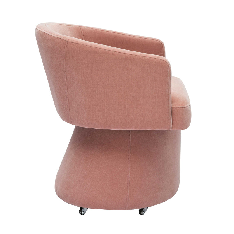 Kristen - Upcycled Chenille Rolling Desk Chair - R&R Furniture Gallery (Fountain Valley, CA)