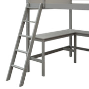 Loft Bed With Shelves With Desk - R&R Furniture Gallery (Fountain Valley, CA)