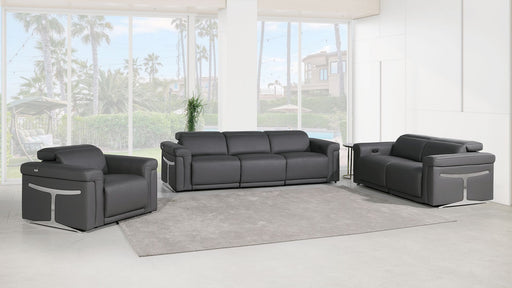 1126 - 6-Piece Modular Power Reclining Sofa, Loveseat & Chair Set In With 5 Power Recliners & Power Headrests - R&R Furniture Gallery (Fountain Valley, CA)