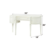 Dorothy - Vanity Desk & Mirror - Ivory - R&R Furniture Gallery (Fountain Valley, CA)
