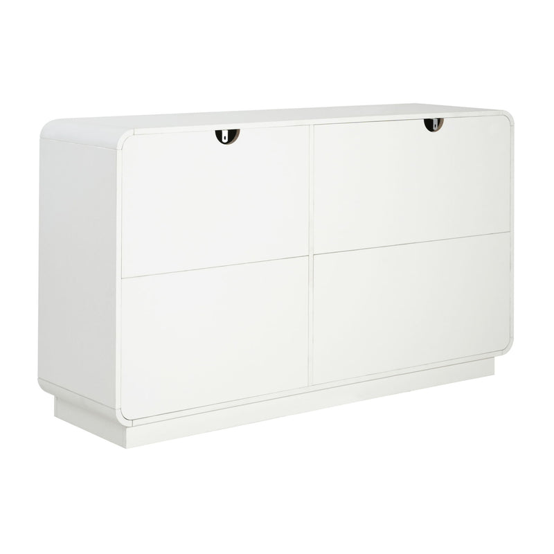 Sideboard, Wide Storage With 2 Doors And 3 Drawers - R&R Furniture Gallery (Fountain Valley, CA)