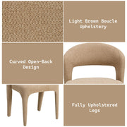 Lidi - Side Chair (Set of 2) - Light Brown - R&R Furniture Gallery (Fountain Valley, CA)