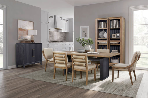 Ample Storage Bar Cabinet - Peppercorn - R&R Furniture Gallery (Fountain Valley, CA)