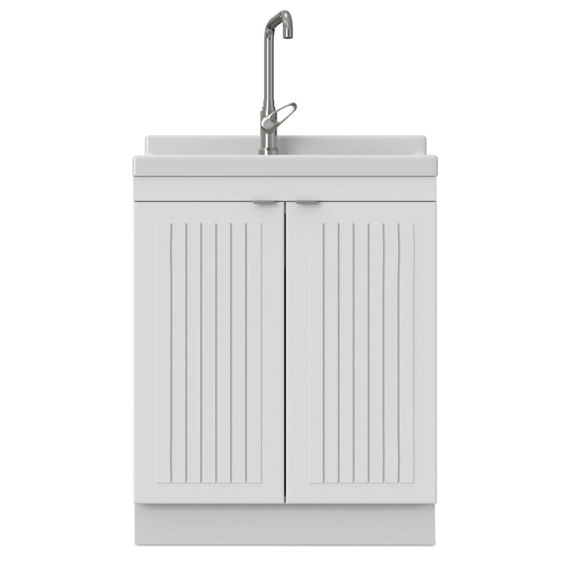 Murphy - Laundry Cabinet & Faucet And Stainless Steel Sink - R&R Furniture Gallery (Fountain Valley, CA)