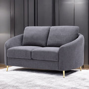 Yuina - Loveseat - Gray Linen - R&R Furniture Gallery (Fountain Valley, CA)