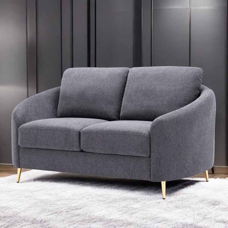 Yuina - Loveseat - Gray Linen - R&R Furniture Gallery (Fountain Valley, CA)