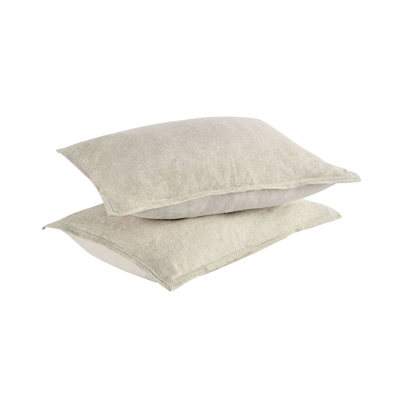 Classic Home Talia sham featuring a soft, textured fabric in a neutral color, complementing duvet covers and bedroom decor.