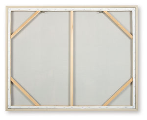 Worthney - Wall Art - Blue / White / Brown - R&R Furniture Gallery (Fountain Valley, CA)
