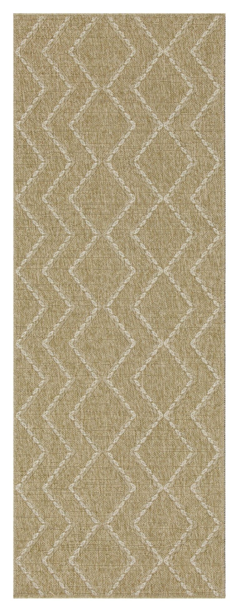 Earth - 5'3" X 7'3" Indoor, Outdoor Area Rug - Jute / White - R&R Furniture Gallery (Fountain Valley, CA)