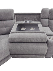 Richland - Modular Power Reclining Sectional With Power Adjustable Headrests - R&R Furniture Gallery (Fountain Valley, CA)