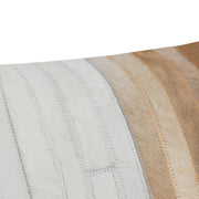 Radiant Oasis - 20" x 20" Meru Hide Pillow - Tan Multi - R&R Furniture Gallery (Fountain Valley, CA)